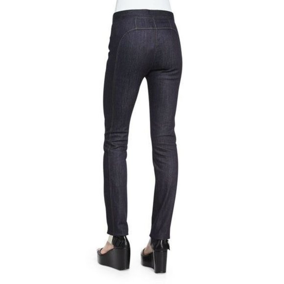 $495 DEREK LAM CROSBY Indigo HANNE LEGGING Denim  Jeans ( 6 ) - Picture 6 of 6